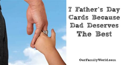 Dad Deserves The Best .